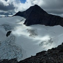 Storsylen with its huge glacier